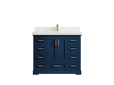 Boston 42 in. W x 22 in. D Single Sink Bathroom Vanity - Willow Bath and Vanity