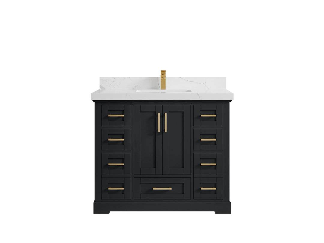 Boston 42 in. W x 22 in. D Single Sink Bathroom Vanity - Willow Bath and Vanity