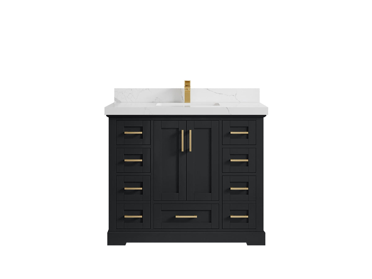 Boston 42 in. W x 22 in. D Single Sink Bathroom Vanity - Willow Bath and Vanity