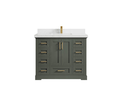 Boston 42 in. W x 22 in. D Single Sink Bathroom Vanity - Willow Bath and Vanity