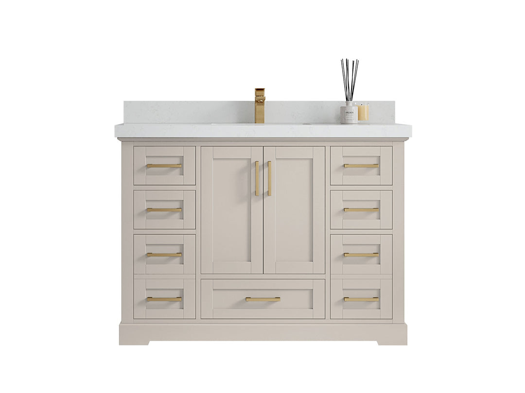 Boston 48 in. W x 22 in. D Single Sink Bathroom Vanity - Willow Bath and Vanity