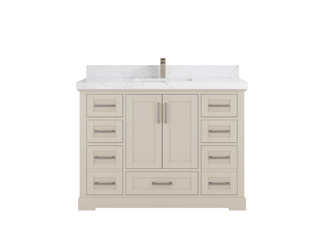 Boston 48 in. W x 22 in. D Single Sink Bathroom Vanity - Willow Bath and Vanity