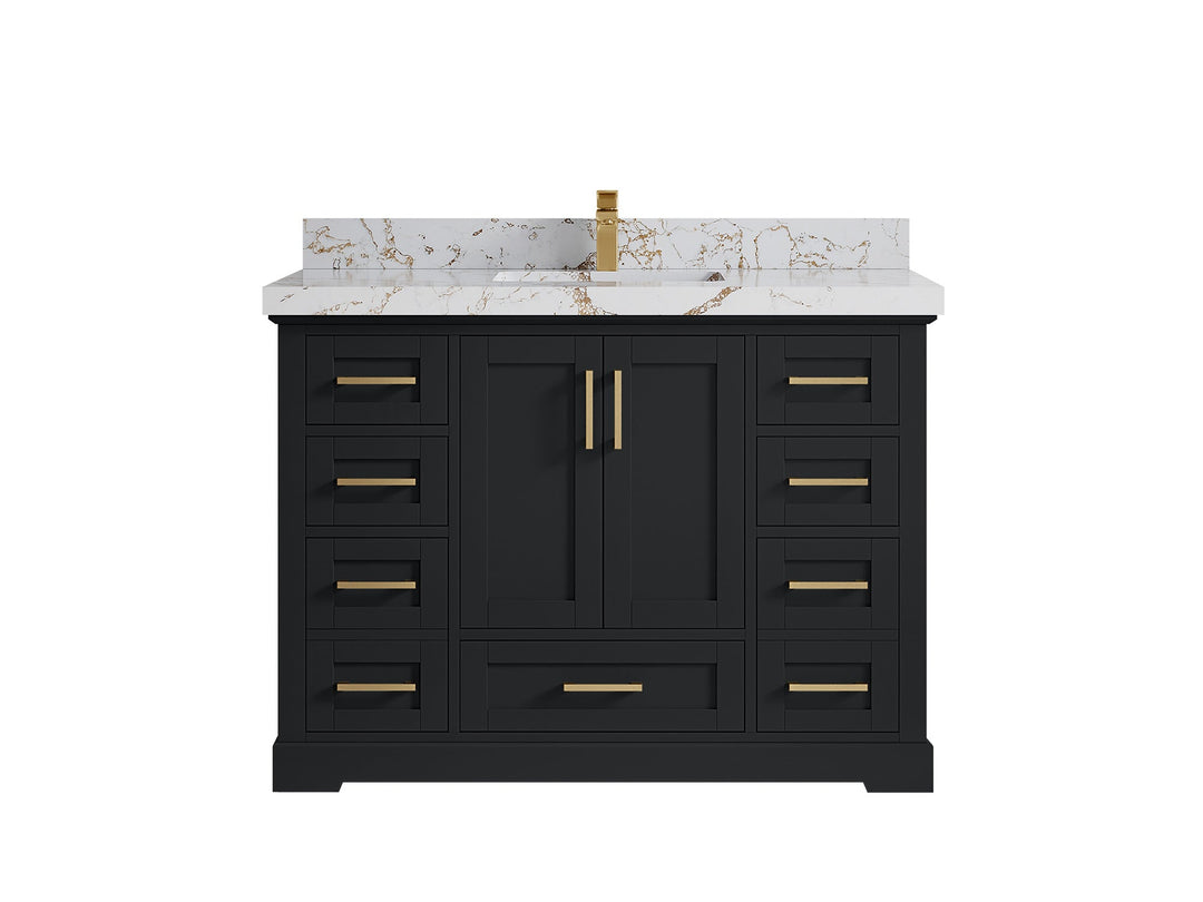 Boston 48 in. W x 22 in. D Single Sink Bathroom Vanity - Willow Bath and Vanity