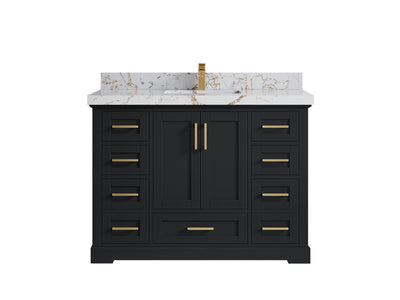 Boston 48 in. W x 22 in. D Single Sink Bathroom Vanity - Willow Bath and Vanity