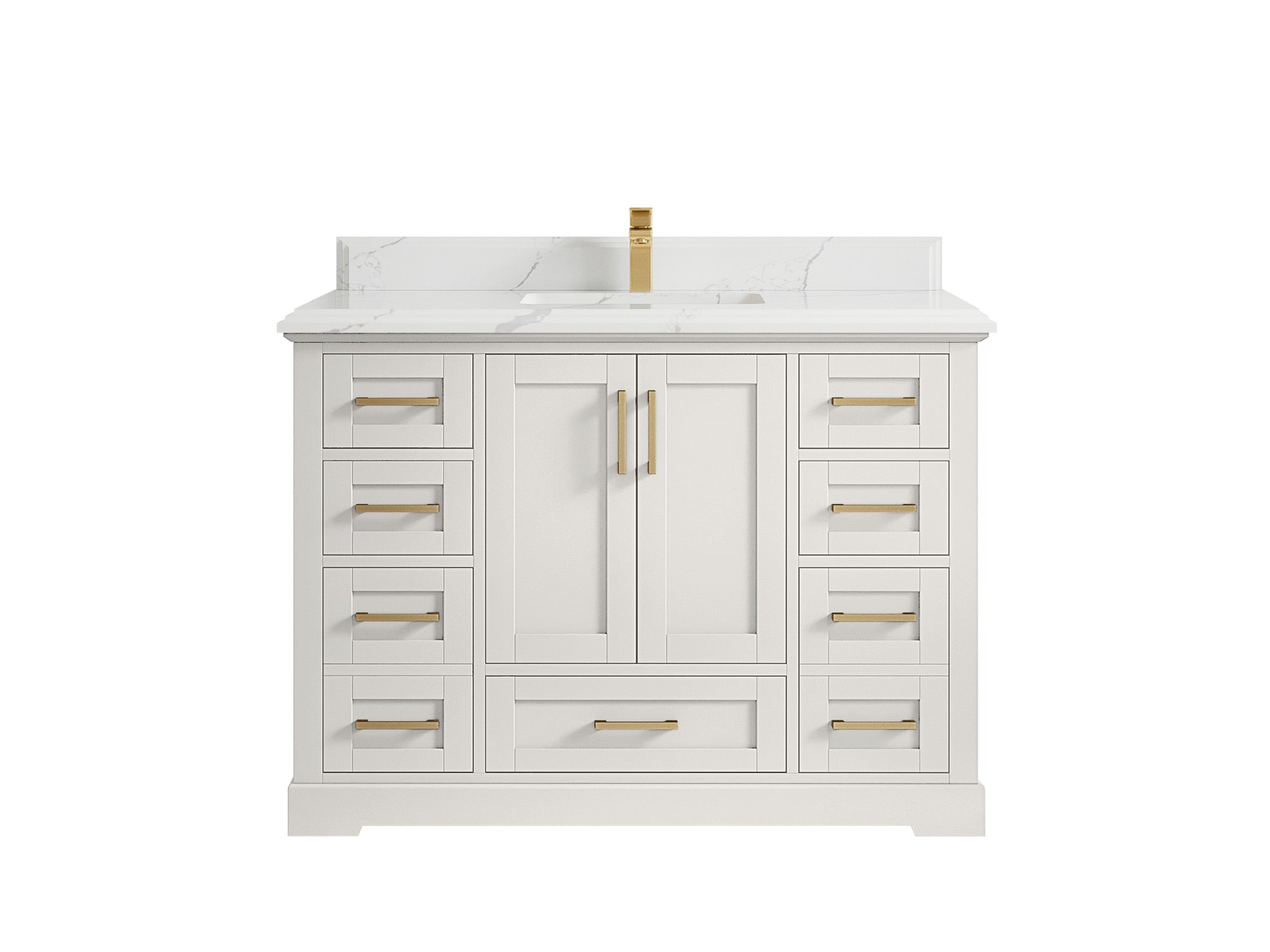 Boston 48 in. W x 22 in. D Single Sink Bathroom Vanity - Willow Bath and Vanity
