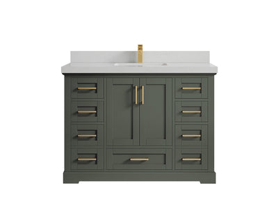 Boston 48 in. W x 22 in. D Single Sink Bathroom Vanity - Willow Bath and Vanity