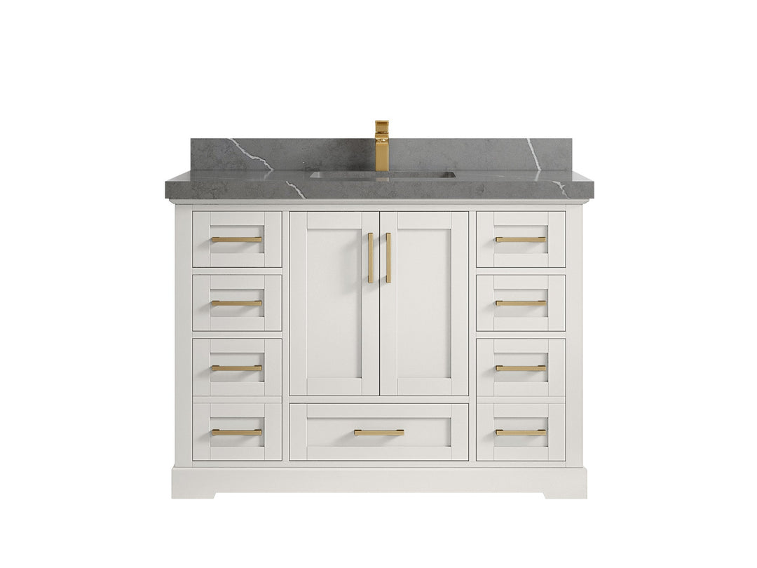 Boston 48 in. W x 22 in. D Single Sink Bathroom Vanity - Willow Bath and Vanity