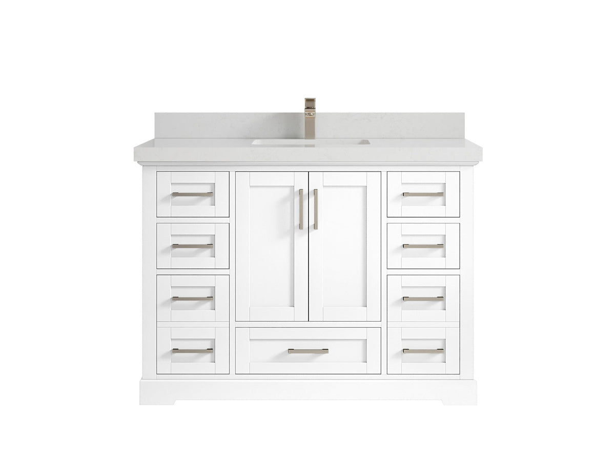 Boston 48 in. W x 22 in. D Single Sink Bathroom Vanity - Willow Bath and Vanity
