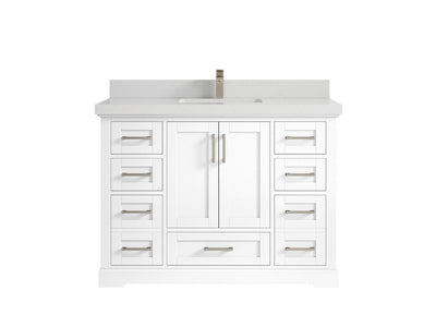 Boston 48 in. W x 22 in. D Single Sink Bathroom Vanity - Willow Bath and Vanity