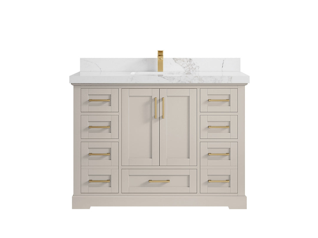 Boston 48 in. W x 22 in. D Single Sink Bathroom Vanity - Willow Bath and Vanity