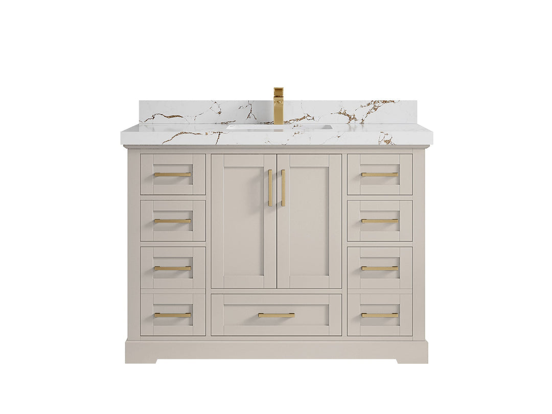 Boston 48 in. W x 22 in. D Single Sink Bathroom Vanity - Willow Bath and Vanity
