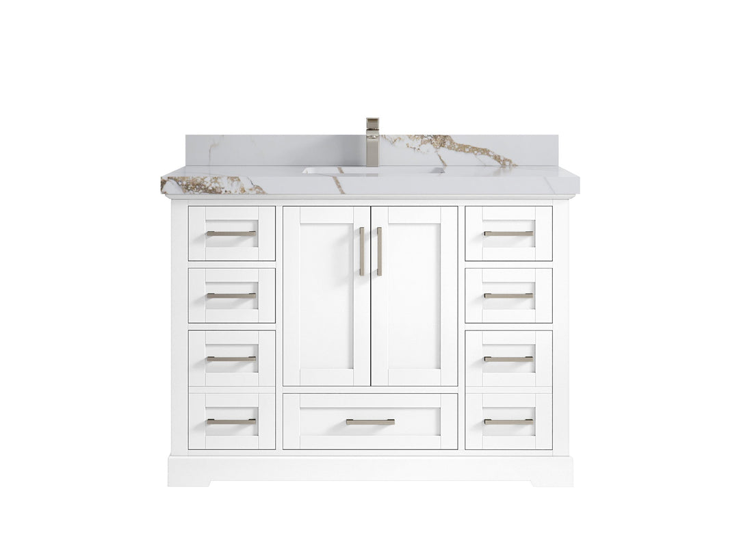 Boston 48 in. W x 22 in. D Single Sink Bathroom Vanity - Willow Bath and Vanity