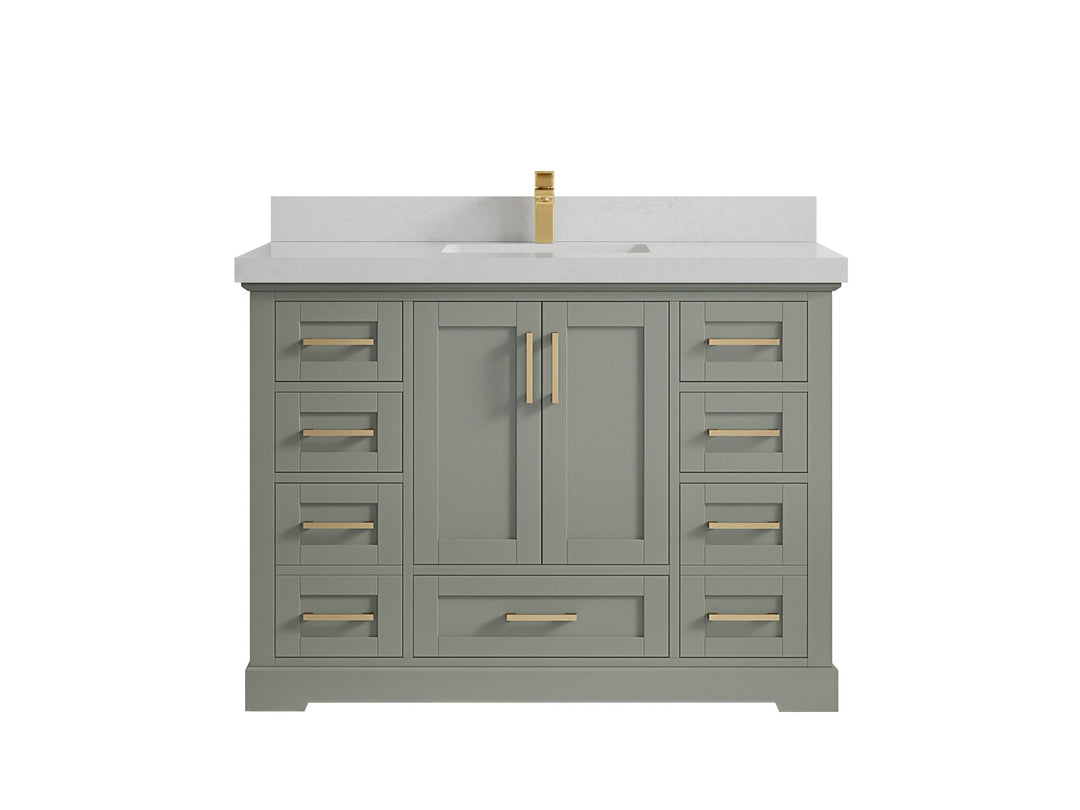 Boston 48 in. W x 22 in. D Single Sink Bathroom Vanity - Willow Bath and Vanity