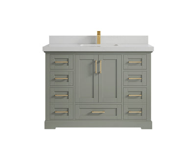 Boston 48 in. W x 22 in. D Single Sink Bathroom Vanity - Willow Bath and Vanity