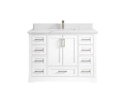 Boston 48 in. W x 22 in. D Single Sink Bathroom Vanity - Willow Bath and Vanity