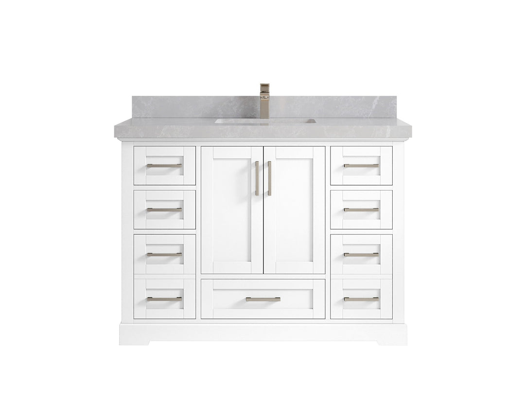 Boston 48 in. W x 22 in. D Single Sink Bathroom Vanity - Willow Bath and Vanity