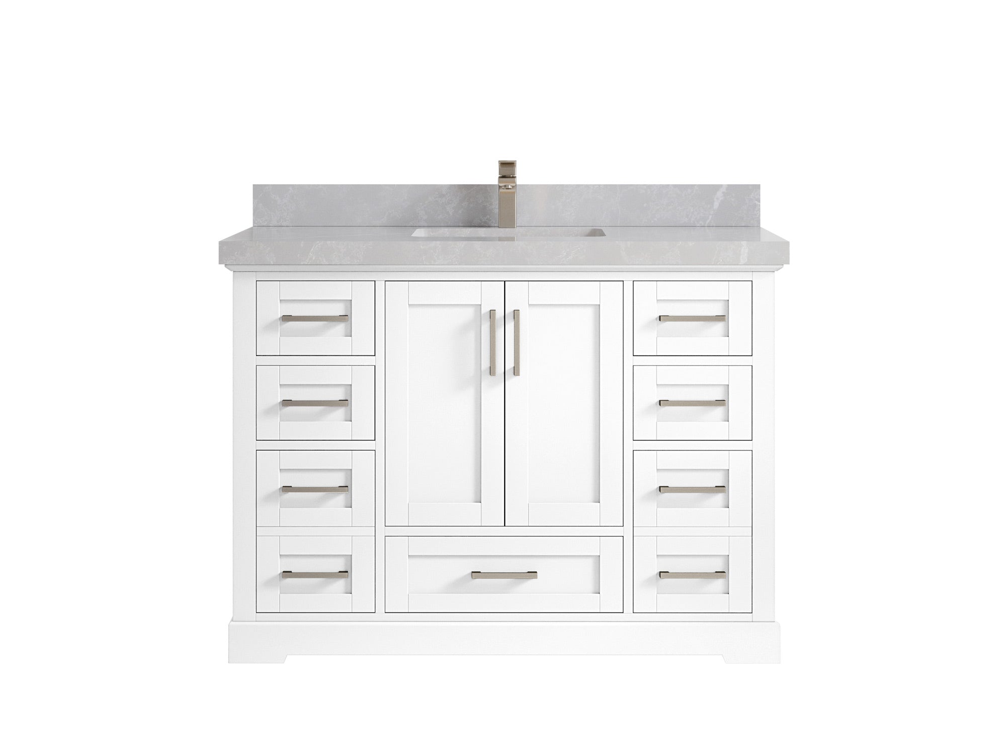 Boston 48 in. W x 22 in. D Single Sink Bathroom Vanity - Willow Bath and Vanity