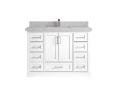 Boston 48 in. W x 22 in. D Single Sink Bathroom Vanity - Willow Bath and Vanity