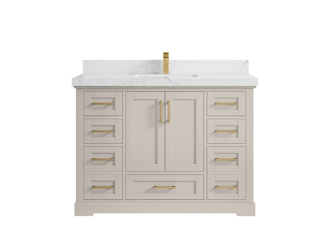 Boston 48 in. W x 22 in. D Single Sink Bathroom Vanity - Willow Bath and Vanity
