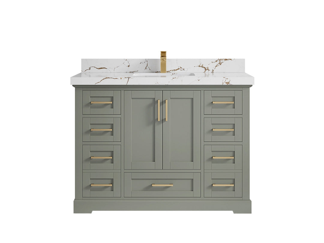 Boston 48 in. W x 22 in. D Single Sink Bathroom Vanity - Willow Bath and Vanity