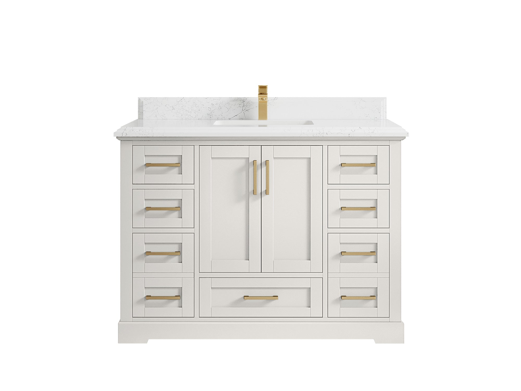 Boston 48 in. W x 22 in. D Single Sink Bathroom Vanity - Willow Bath and Vanity