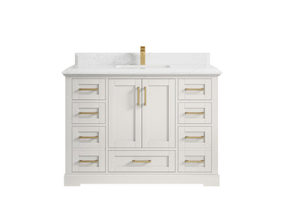 Boston 48 in. W x 22 in. D Single Sink Bathroom Vanity - Willow Bath and Vanity