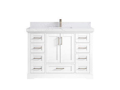 Boston 48 in. W x 22 in. D Single Sink Bathroom Vanity - Willow Bath and Vanity