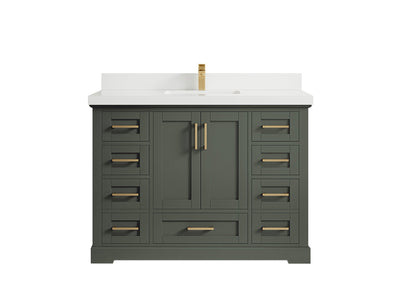 Boston 48 in. W x 22 in. D Single Sink Bathroom Vanity - Willow Bath and Vanity