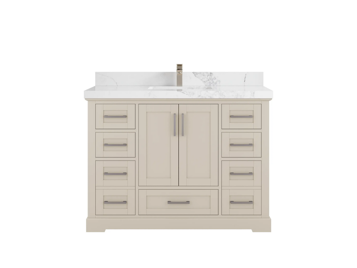 Boston 48 in. W x 22 in. D Single Sink Bathroom Vanity - Willow Bath and Vanity