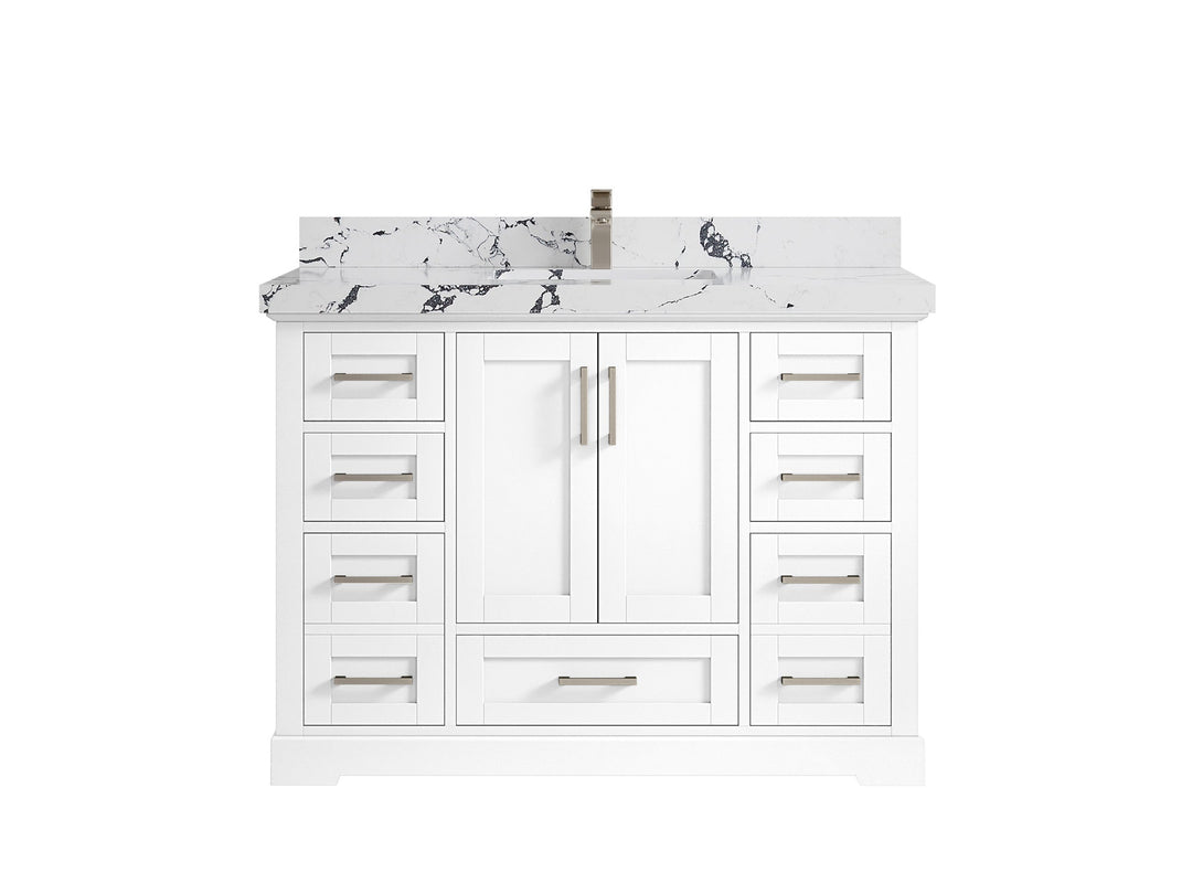 Boston 48 in. W x 22 in. D Single Sink Bathroom Vanity - Willow Bath and Vanity