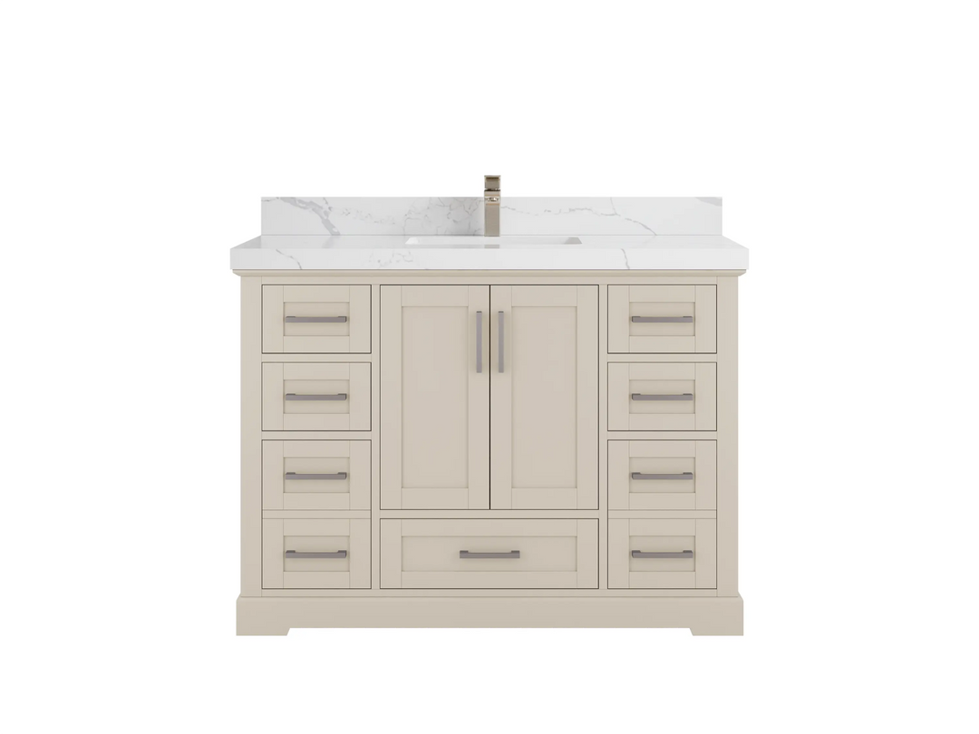 Boston 48 in. W x 22 in. D Single Sink Bathroom Vanity - Willow Bath and Vanity