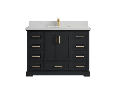 Boston 48 in. W x 22 in. D Single Sink Bathroom Vanity - Willow Bath and Vanity