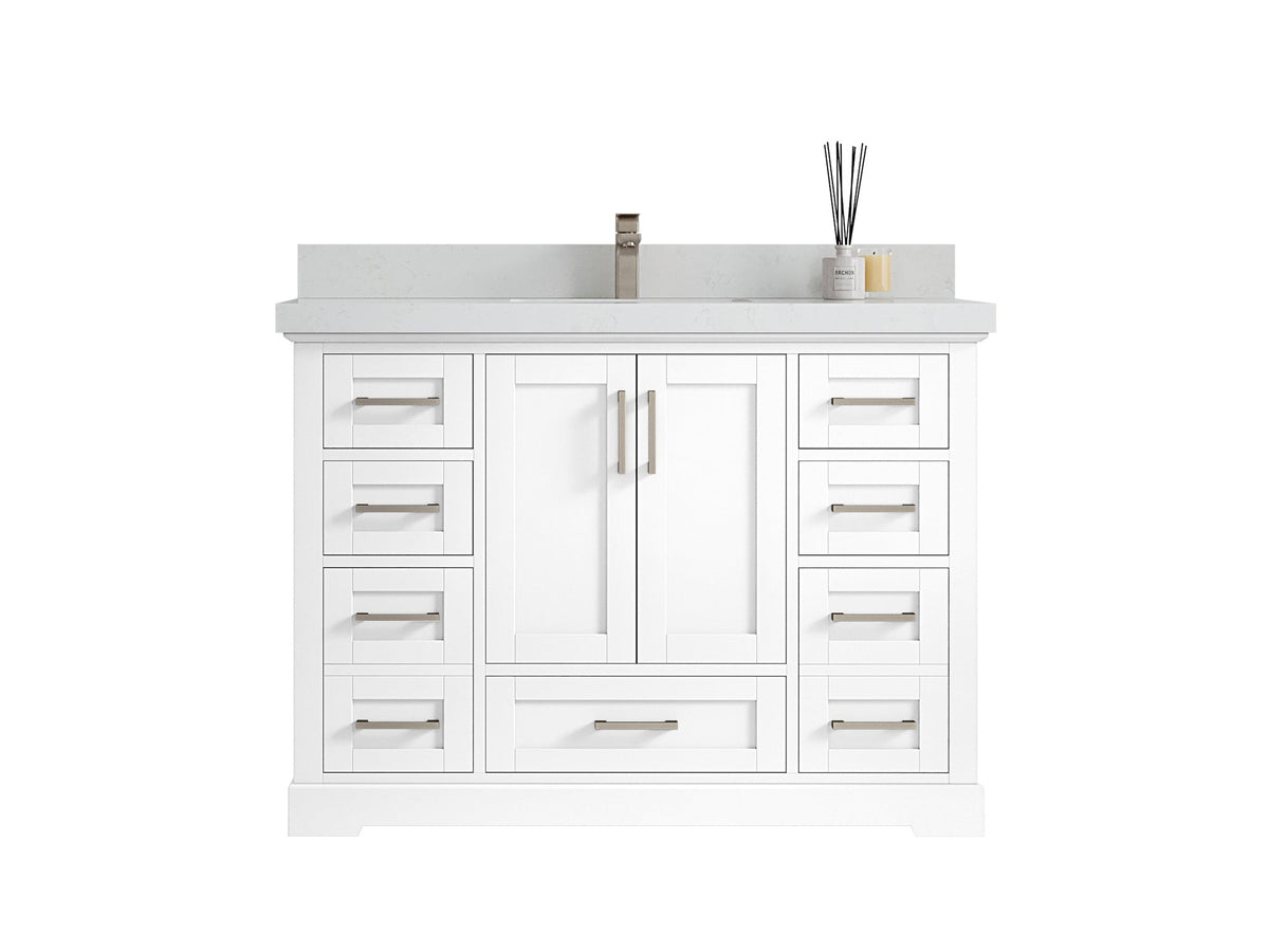 Boston 48 in. W x 22 in. D Single Sink Bathroom Vanity - Willow Bath and Vanity