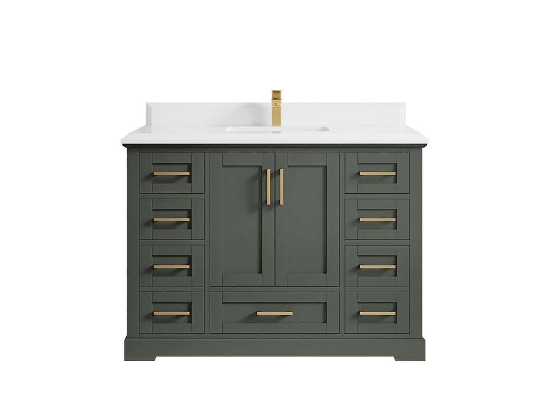 Boston 48 in. W x 22 in. D Single Sink Bathroom Vanity - Willow Bath and Vanity
