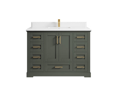 Boston 48 in. W x 22 in. D Single Sink Bathroom Vanity - Willow Bath and Vanity