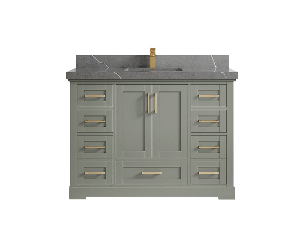 Boston 48 in. W x 22 in. D Single Sink Bathroom Vanity - Willow Bath and Vanity
