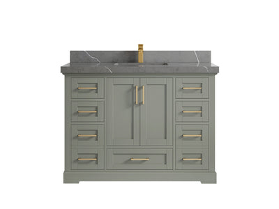 Boston 48 in. W x 22 in. D Single Sink Bathroom Vanity - Willow Bath and Vanity