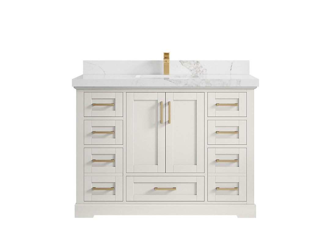 Boston 48 in. W x 22 in. D Single Sink Bathroom Vanity - Willow Bath and Vanity