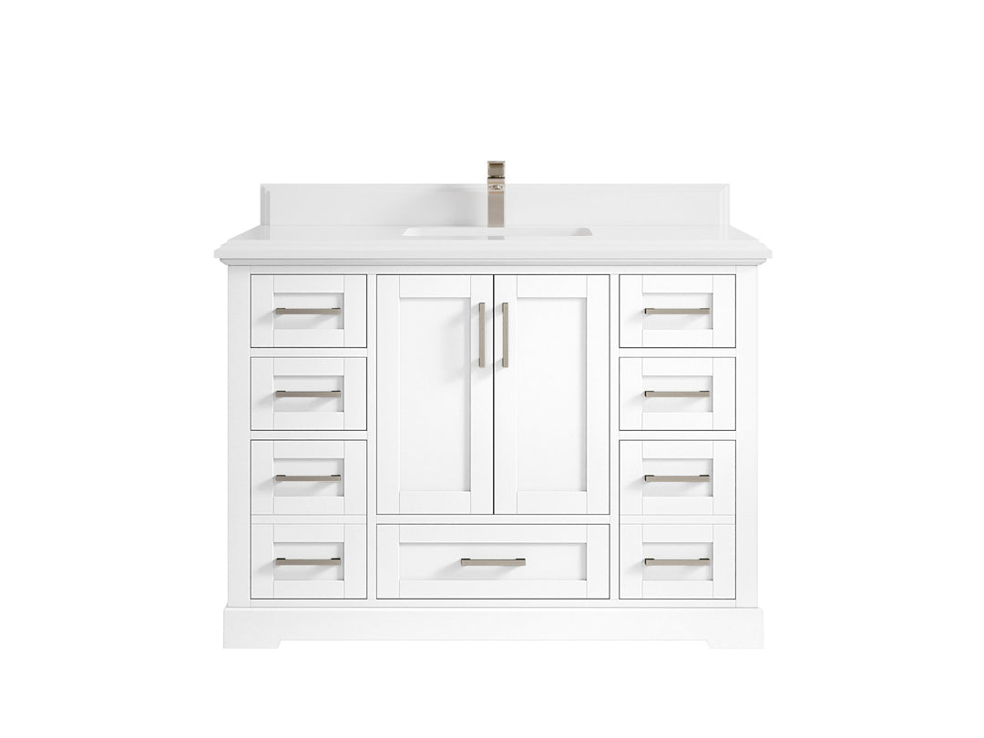 Boston 48 in. W x 22 in. D Single Sink Bathroom Vanity - Willow Bath and Vanity