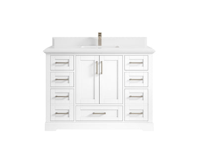 Boston 48 in. W x 22 in. D Single Sink Bathroom Vanity - Willow Bath and Vanity