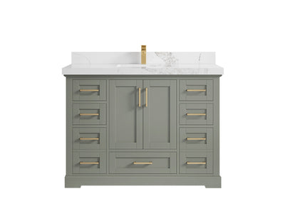 Boston 48 in. W x 22 in. D Single Sink Bathroom Vanity - Willow Bath and Vanity