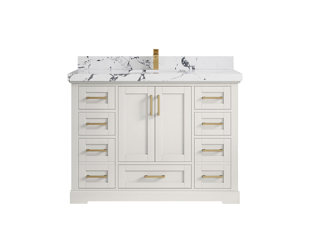 Boston 48 in. W x 22 in. D Single Sink Bathroom Vanity - Willow Bath and Vanity