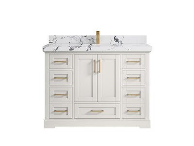 Boston 48 in. W x 22 in. D Single Sink Bathroom Vanity - Willow Bath and Vanity