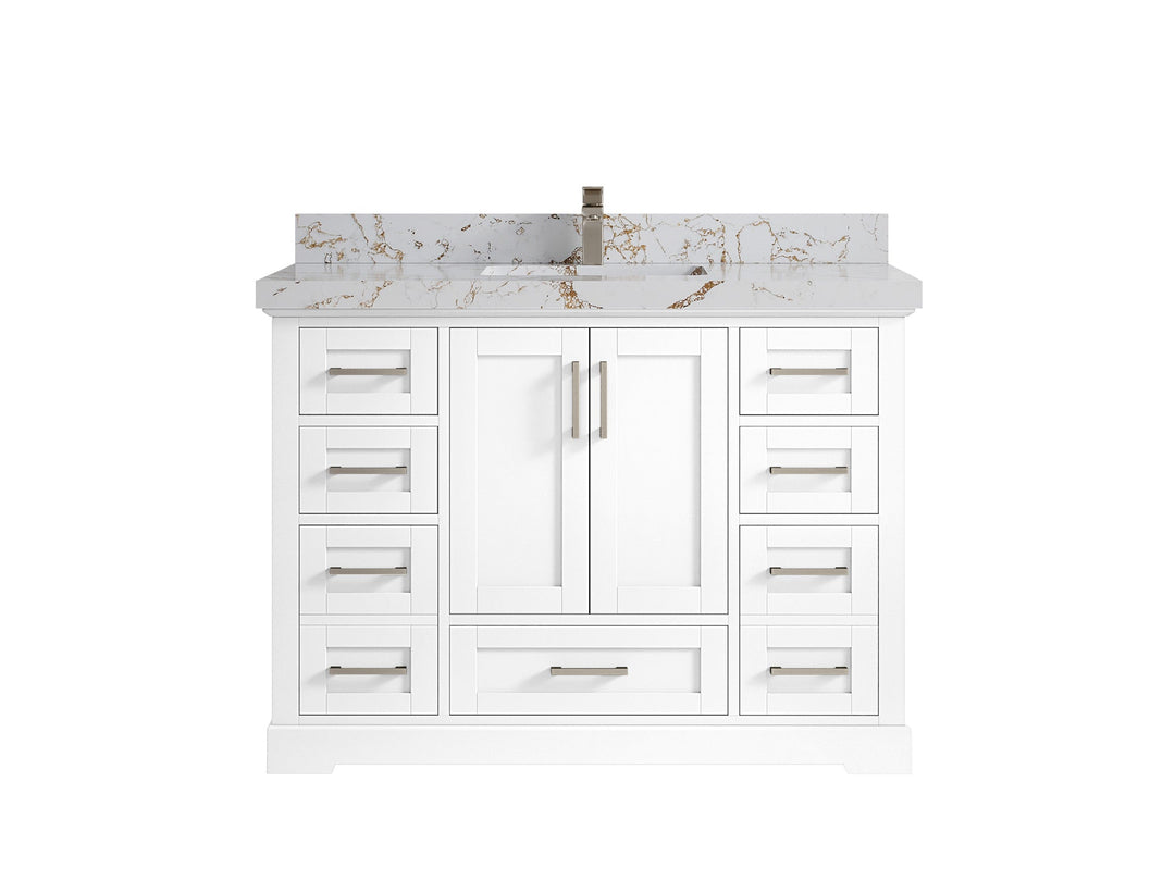Boston 48 in. W x 22 in. D Single Sink Bathroom Vanity - Willow Bath and Vanity