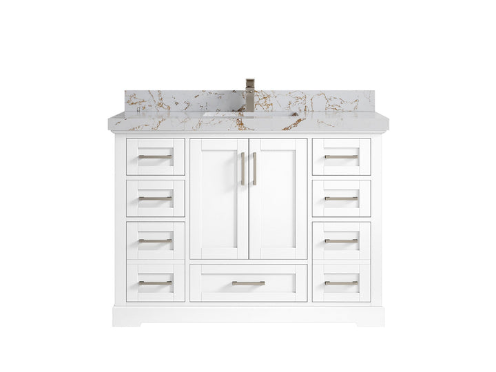 Boston 48 in. W x 22 in. D Single Sink Bathroom Vanity - photo 37