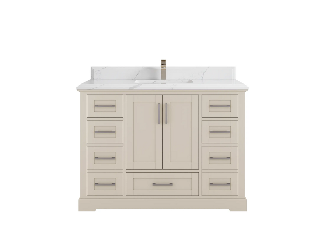 Boston 48 in. W x 22 in. D Single Sink Bathroom Vanity - Willow Bath and Vanity