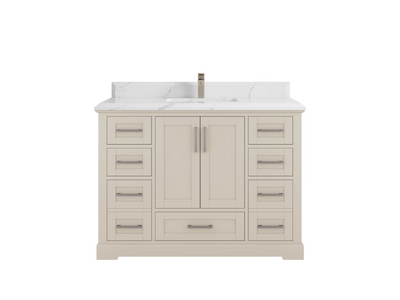 Boston 48 in. W x 22 in. D Single Sink Bathroom Vanity - Willow Bath and Vanity