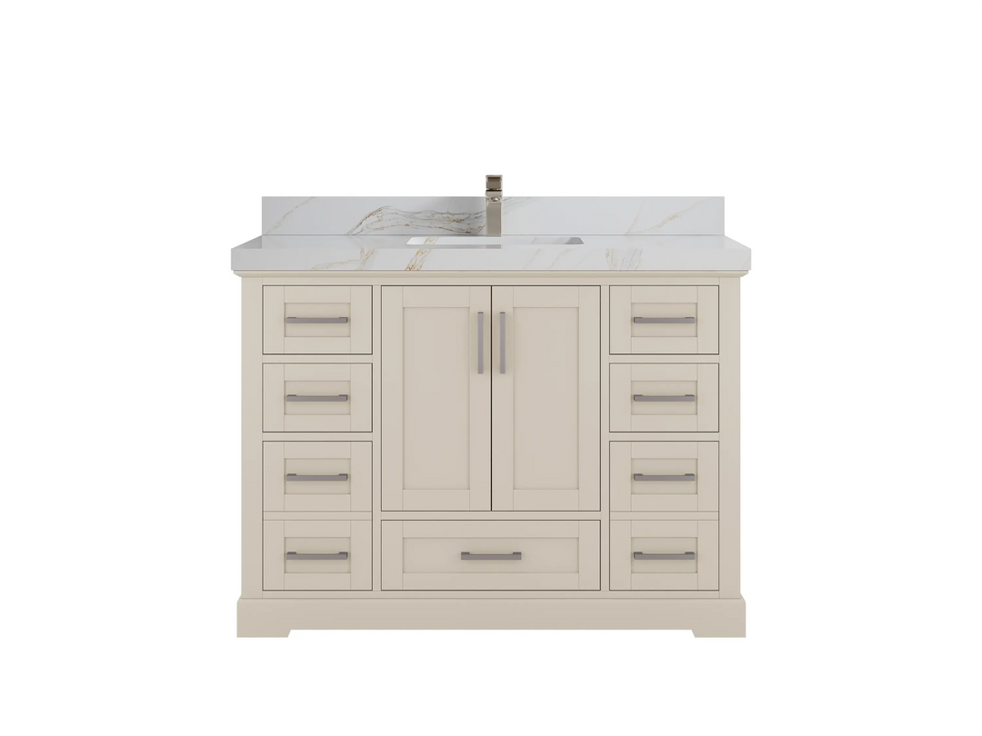 Boston 48 in. W x 22 in. D Single Sink Bathroom Vanity - Willow Bath and Vanity