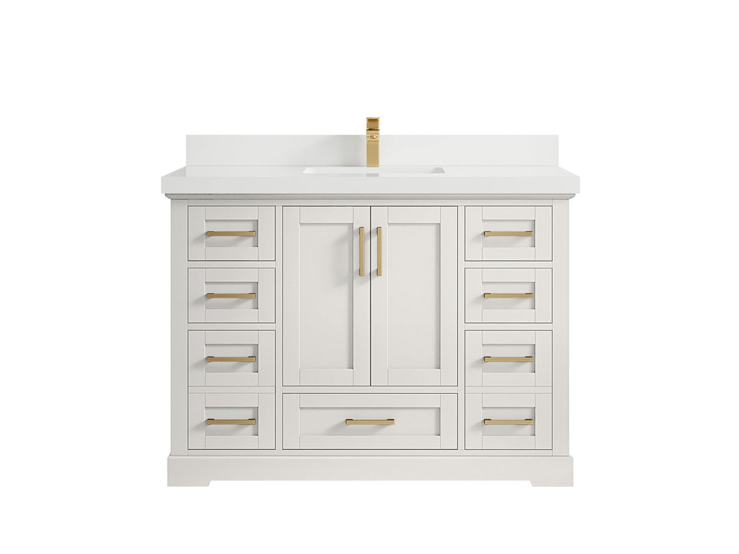 Boston 48 in. W x 22 in. D Single Sink Bathroom Vanity - Willow Bath and Vanity