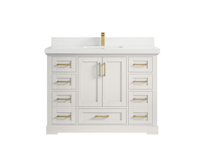 Boston 48 in. W x 22 in. D Single Sink Bathroom Vanity - Willow Bath and Vanity